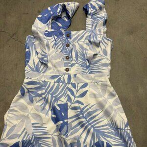 women jumper blue and white Size 2